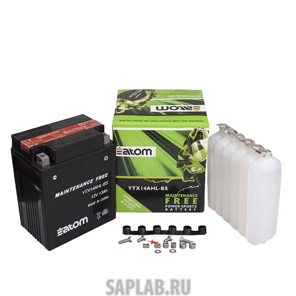 Купить ATOM 2102061 Мото аккумулятор ATOM  YTX14AHL-BS MF