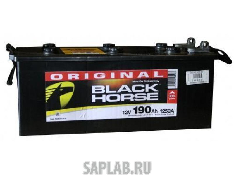 Купить BLACK_HORSE 190РУС1250A Аккумулятор Black Horse 190 рус 1250A 513x223x223