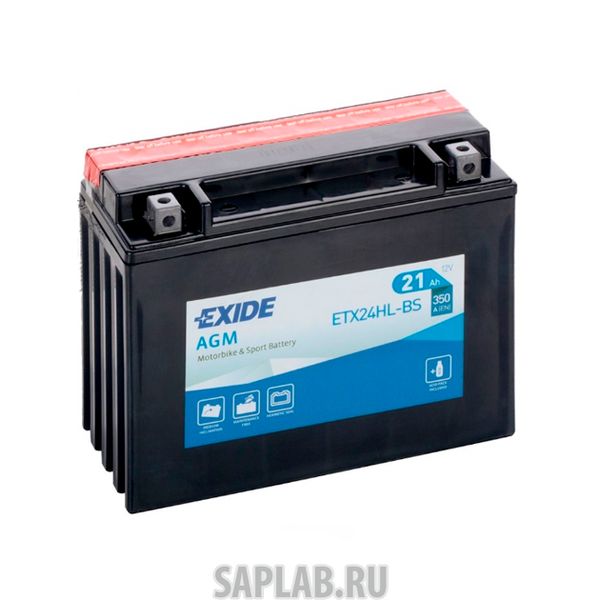 Купить EXIDE ETX24HLBS Аккумулятор автомобильный EXIDE ETX24HL-BS 21 Ач