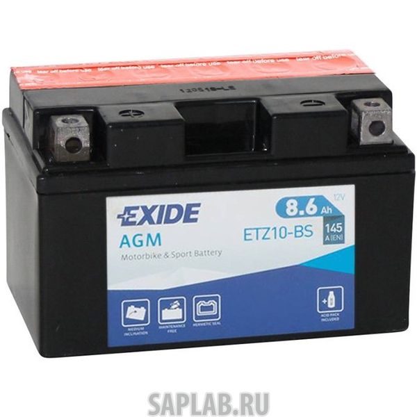 Купить EXIDE ETZ10BS Аккумулятор автомобильный EXIDE ETZ10-BS 9 Ач