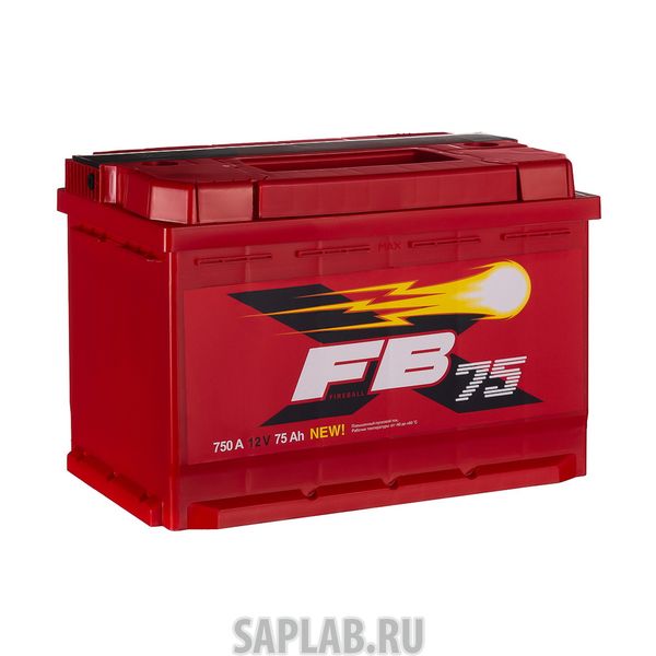 Купить FB 6СТ75VLR Аккумулятор FB 75 А/ч Обратная EN750 А 277x175x190 6СТ-75VLR