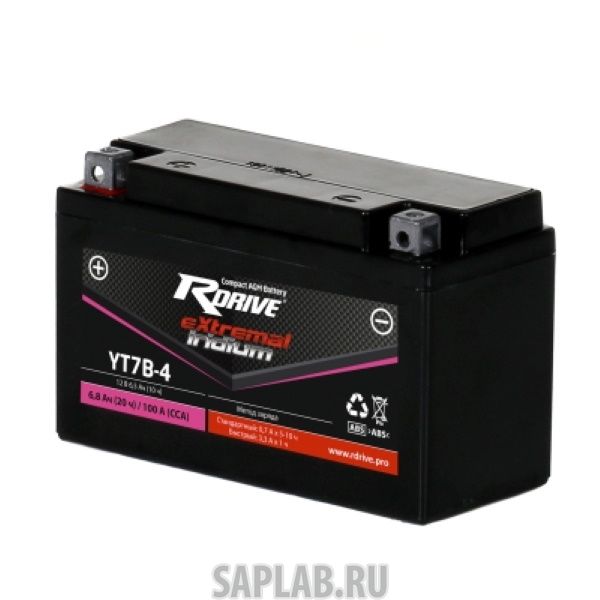 Купить RDRIVE YT7B4 Аккумулятор RDRIVE IRIDIUM YT7B-4 718