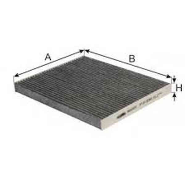 Купить Goodwill AG403CFC     Фильтр возд AG 403 CFС goodwill MS-6453 HYUNDAI IX 35 TUCSON 10- SPORT 10- Салон угольный