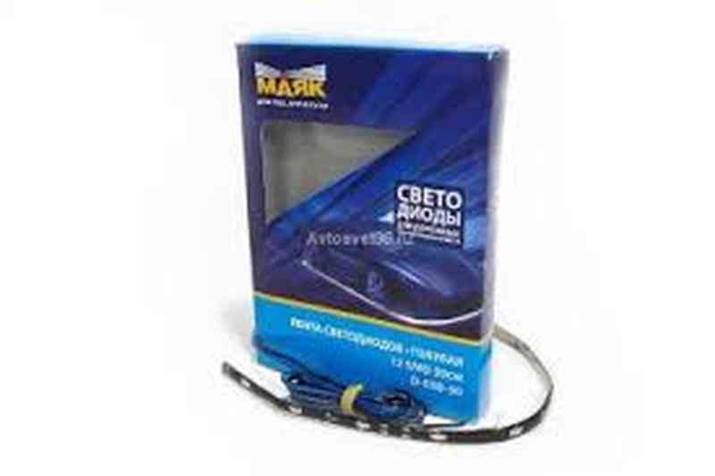 Купить Маякавто 12D03W70     Лампочка  диод полоса 12v D-03 70см 27smd 3.5x2.8 White 4660007271894